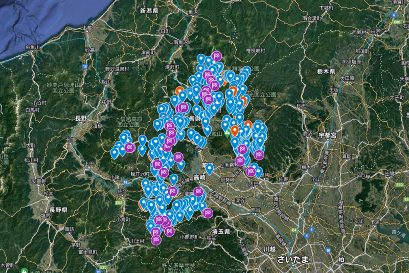群馬 渓流釣りポイント３００選 利根川本流 渡良瀬川 片品川等 渓の里 Keinosato